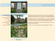 Tablet Screenshot of gaestehaus-altes-pfarrhaus.de